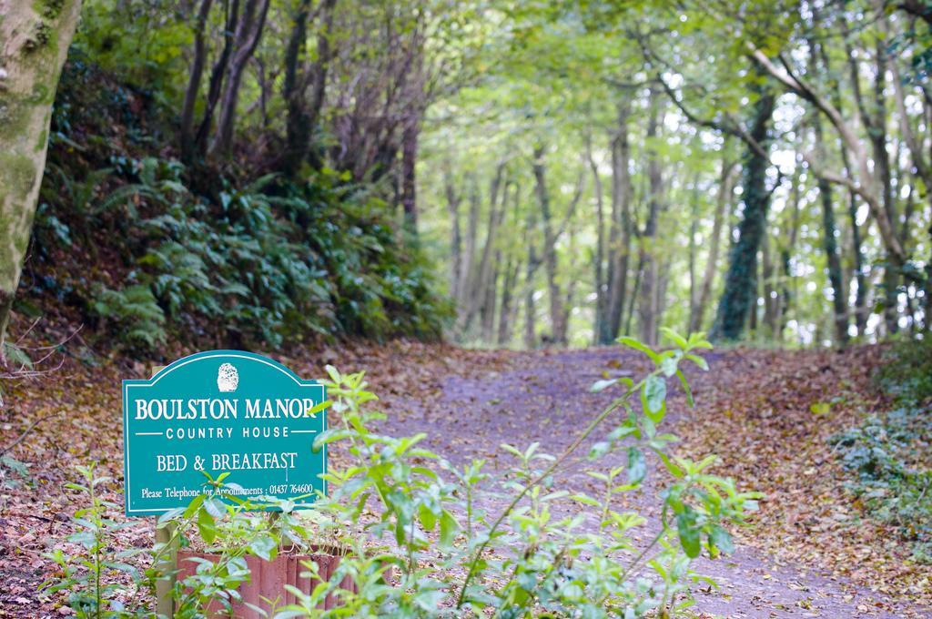Boulston Manor Guest House Haverfordwest Exterior foto